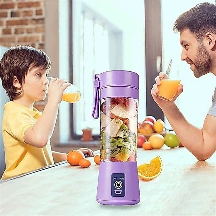 Mini Liquidificador Portátil Shake 6 Lâminas + USB