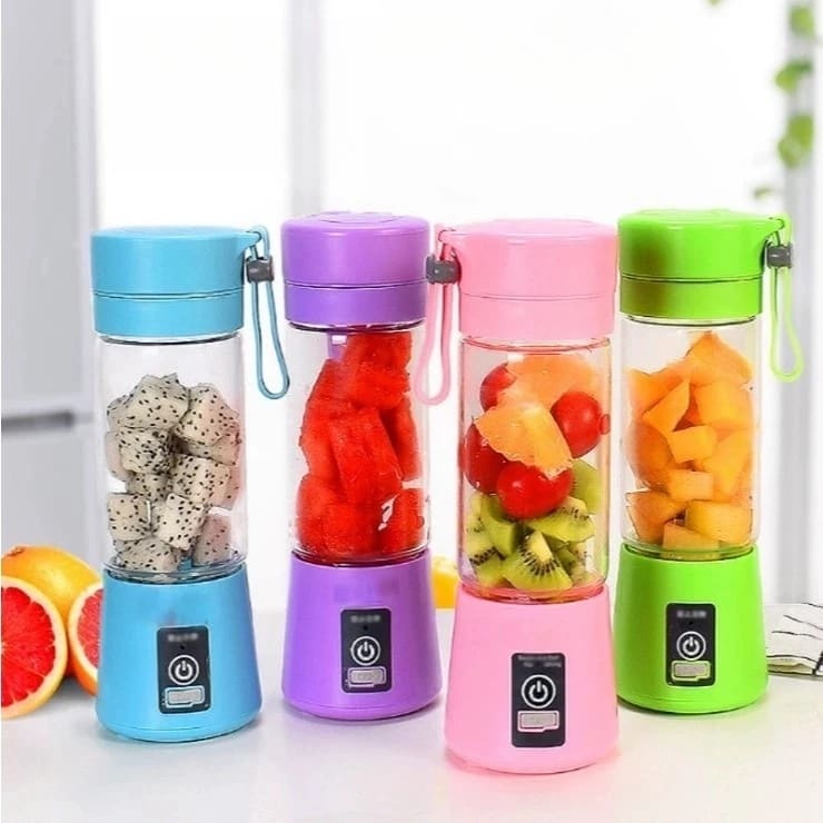 Mini Liquidificador Portátil Shake 6 Lâminas + USB