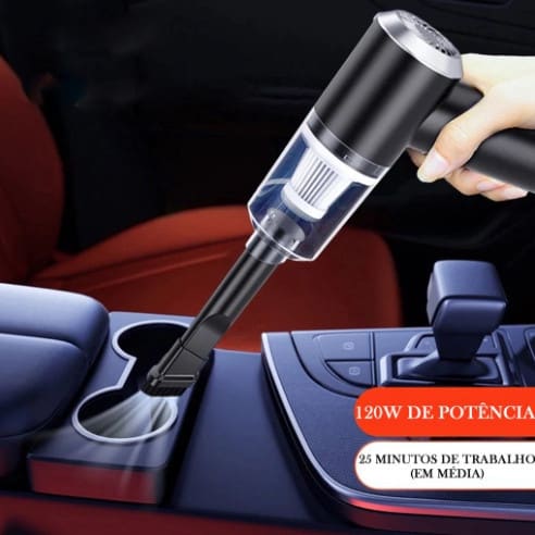 CleanVac Pro™ — Mini Aspirador Portátil Recarregável 120W