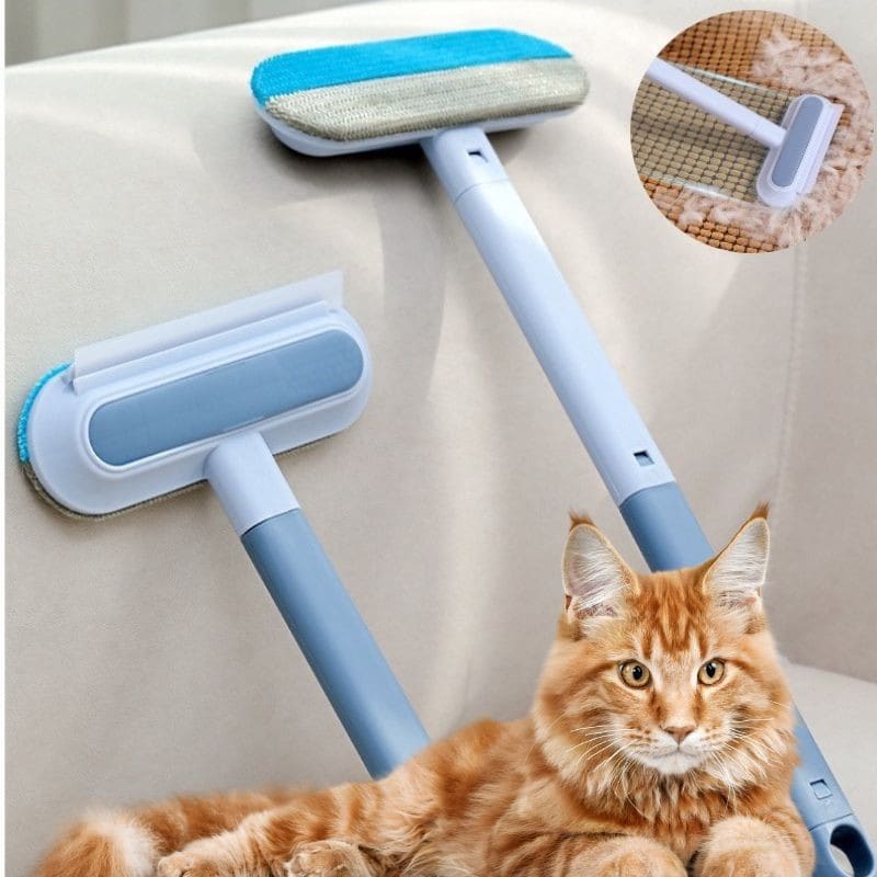 Escova Removedora de Pelos para Cães e Gatos | Rolo Reutilizável para Roupas, Sofá, Cama, Tapetes e Estofado
