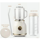 Mini Liquidificador Portátil Copo Caneca 500ml e 450ml Com 10 Lâminas, Tampa, Canudo e Copo Recarregavel