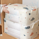 [75L] Caixa Saco Organizador Cobertor Casaco Guarda Roupa Ecológico Anti-Poeira Umidade Insetos Multiuso. OG-121-BC