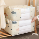 [75L] Caixa Saco Organizador Cobertor Casaco Guarda Roupa Ecológico Anti-Poeira Umidade Insetos Multiuso. OG-121-BC