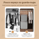 155L/180L/195L Caixa Multifuncional De Armazenamento De Grande Capacidade Para Colchas E Roupas Domésticas