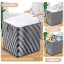 155L/180L/195L Caixa Multifuncional De Armazenamento De Grande Capacidade Para Colchas E Roupas Domésticas