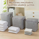 155L/180L/195L Caixa Multifuncional De Armazenamento De Grande Capacidade Para Colchas E Roupas Domésticas