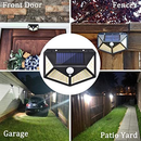2/3/5 Luminária Solar 100 Led Com Sensor Prova D'Água Refletor Solar Parede Luz Led Solar Luminaria para Jardim Solar