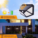 2/3/5 Luminária Solar 100 Led Com Sensor Prova D'Água Refletor Solar Parede Luz Led Solar Luminaria para Jardim Solar