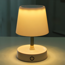 Abajur Recarregável Touch Luminária Retrátil em Aço com Luz de Led Branco Quente Ajustável-USB