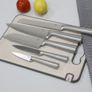 Lumai Conjunto 5 Facas de Cozinha Original Zurich Aço Inox Legitimo Profissional Kit Chef Santoku