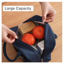 Bolsa Térmica Portátil de Mão Lancheira Marmita Viagem Piquenique Prático