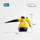 Higienizador Vapor Wash Mondial Amarelo e Preto 1000W HG-01