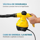 Higienizador Vapor Wash Mondial Amarelo e Preto 1000W HG-01